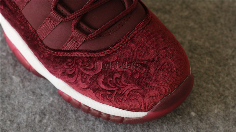 Authentic Air Jordan 11 Velvet Night Maroon High